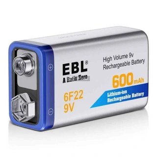 EBL 9V 6F22 Lithium Rechargeable Battery - 4