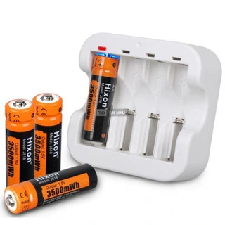 Hixon Lithium 1.5V AA Rechargeable Battery - 4