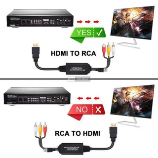 1080P HDMI to AV RCA 3RCA CVBs Converter - 4