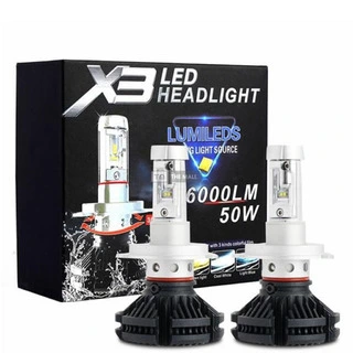 X3 Car LED Headlight Bulb - H7 - 2