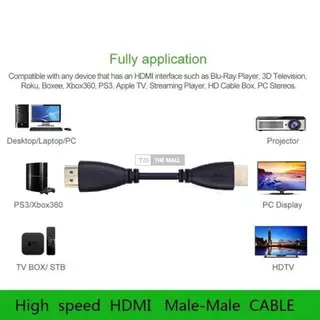 Short HDMI Cable - 30cm (1feet) - 4