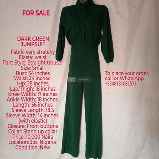 Dark Green Jumpsuit