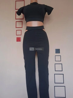 Black Two Pieces Outfit - 2