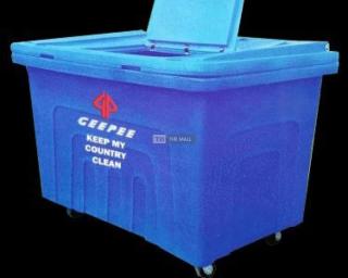 1100 Liters Geepee Waste Bin 4 Wheeler