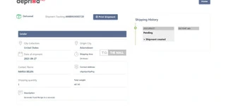 Courier Website with Tracking Code - 2