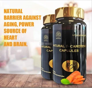 Natural B Carotene Capsule (60Caps / 30Caps)