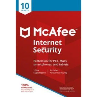 McAfee Internet Security - 10 Devices