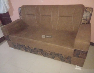 4 Seater Leather Sofa Living Room - 2