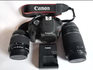 Clean Canon EOS Rebel T7 with Two Lens - 7