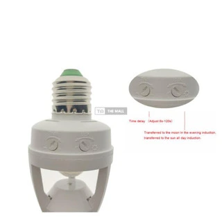 E27 Lamp Holder Motion Detection Switch - 5