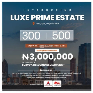 Affordable Residential Plot in Epe, Lagos