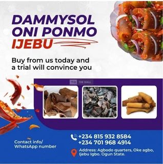 Dried Ponmo Ijebu