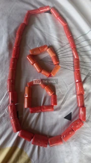 Italian Coral Beads - 3