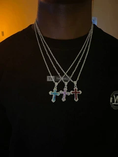 Fine Zirconia Cross Necklace