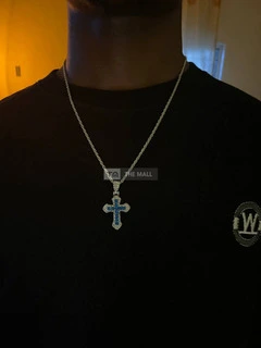 Fine Zirconia Cross Necklace - 2
