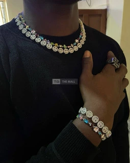 Smiley CZ Necklace