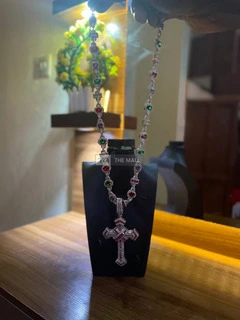 Rhinestone Zirconia Necklace - 2