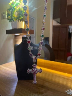 Rhinestone Zirconia Necklace - 3