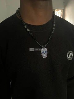 Black Bead Necklace