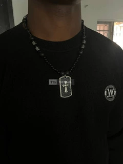 Black Bead Necklace - 2