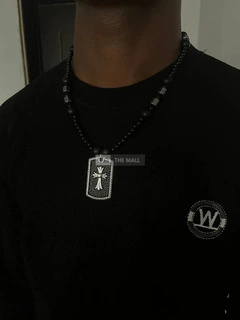 Black Bead Necklace - 3