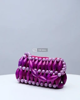 Trendy Ladies Beaded Bag - 2