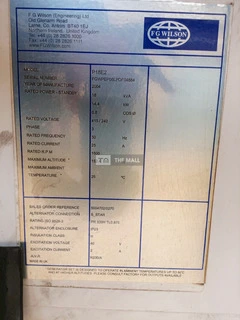 FG Wilson Diesel Generator - 2