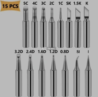 15 PCS Soldering Iron Tips