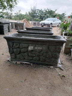 Artistic Solid Concrete Flowerpots - 2