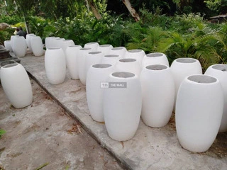 Artistic Concrete Flower Vases