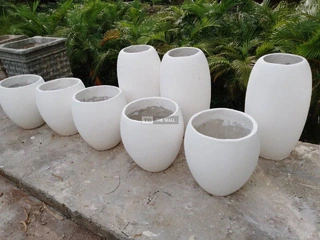 Artistic Concrete Flower Vases - 2