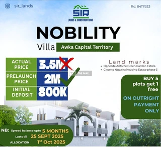 An Affordable Land for Sale In Awka C.T