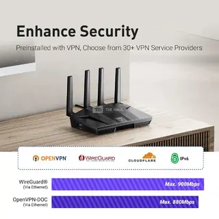 Flint 2 (GL-MT6000) Wi-Fi 6 Home Router - 7