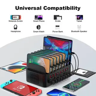 16-Port USB 150W Fast Charging Station - 5
