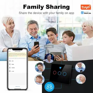 1, 2, 3 Gang Tuya Wifi Smart Switch - 5