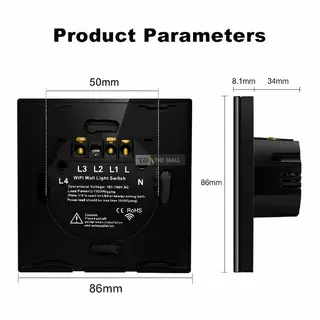 1, 2, 3 Gang Tuya Wifi Smart Switch - 6