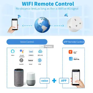 Tuya 20a Smart Wifi Socket Plug- Uk Plug - 4