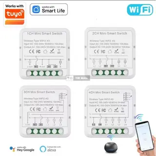 2, 3 Gang Tuya WiFi Smart Switch Module