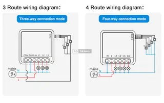 2, 3 Gang Tuya WiFi Smart Switch Module - 5