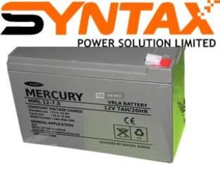 12v 7ah Lead Acid Mercury Battery