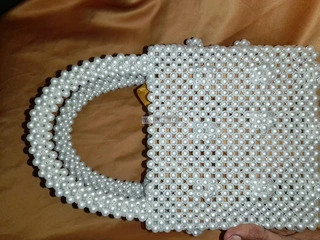 Shrimps Beaded Bag