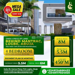 4 Bedroom Detached Duplex