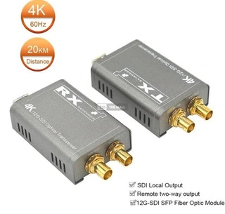 4K/12g- SDI Fiber Optic Extender