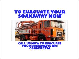 Yes, Evacuate Your Soakaways Here