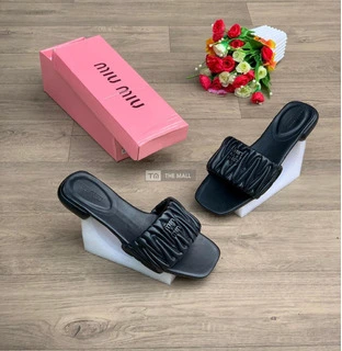 Miu Miu Flat Slippers(Boxed) - 2