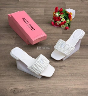 Miu Miu Flat Slippers(Boxed) - 3